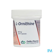Load image into Gallery viewer, l-ornithine Caps 60x500mg Deba
