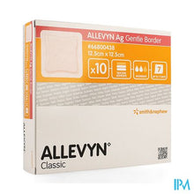 Afbeelding in Gallery-weergave laden, Allevyn Ag Verband Klevend Silic. 12,5x12,5cm 10
