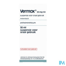 Charger l'image dans la galerie, Vermox Susp 30ml 2%
