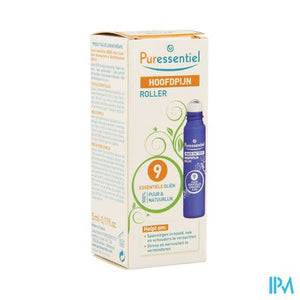 Puressentiel Roller Hoofdpijn 9 Ess Olie 5ml