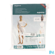 Suprima 4697 Body Korte Mouw+benenrits Wit Xl