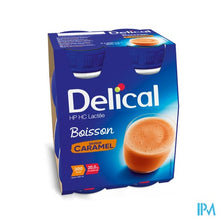 Load image into Gallery viewer, Delical Melkdrank Hp-hc Caramel 4x200ml Cfr4278677
