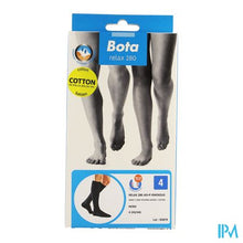 Afbeelding in Gallery-weergave laden, Bota Relax 280 Katoen Korte Kous Zwart N4
