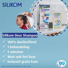 Load image into Gallery viewer, Silikom Once Shampoo A/Luizen A/Neten        200Ml
