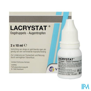 Lacrystat Collyre Fl 2x10ml Nf
