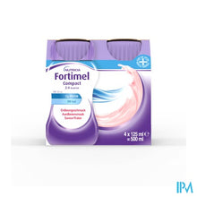 Afbeelding in Gallery-weergave laden, Fortimel Compact 2.4kcal Aardbei 4x125ml
