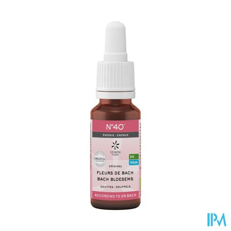 Bachbloesem Bio N40 Druppels Energie 20ml