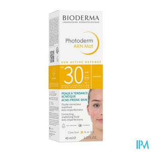 Bioderma Photoderm Akn Mat Spf30 Fluide Nf 40ml