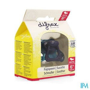 Difrax Fopspeen Sil Dental+ring 6m+ 800