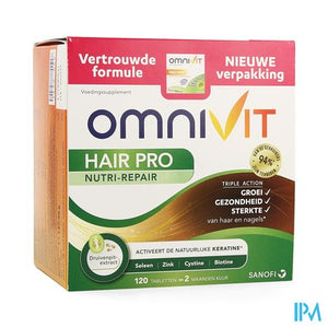 Omnivit Cheveux/ Haar Comp 120