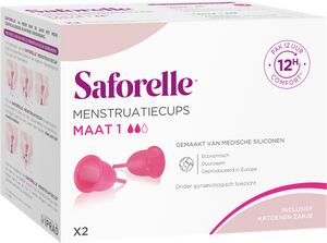 Saforelle Cup Protect Menstruatie Cups T1 Nieuw