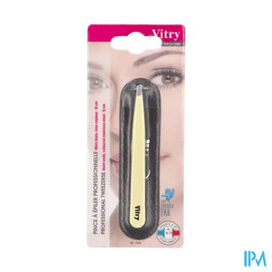 Epileerpincet Prof. Schuin Inox Kleur