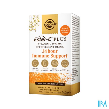 Solgar Ester-c Plus 1000mg Zakje 7x10,6g