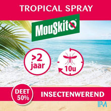 Afbeelding in Gallery-weergave laden, Mouskito Tropical Tropische gebieden 50% DEET 100 ml spray
