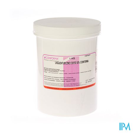 Zinkoxyde Zalf 50% 1kg Conf