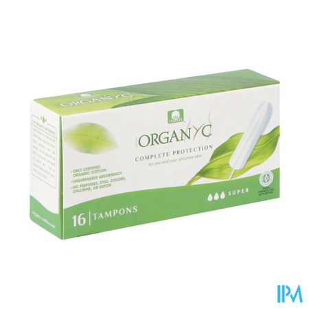 Organyc Tampon Super Bio Katoen 16