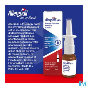 Allergodil Spray Nasal Fl 10ml