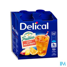 Charger l'image dans la galerie, Delical Fruitdrink Multivruchten 4x200ml
