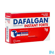 Dafalgan Instant Forte Gran Zakjes 10x1000mg