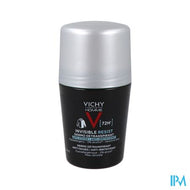 Vichy Homme 72h Invisible Resist Deo Roll 50ml