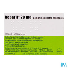 Afbeelding in Gallery-weergave laden, Reparil Impexeco 20mg Maagsapresist Comp 100 Pip
