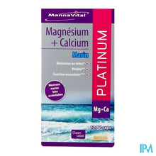 Afbeelding in Gallery-weergave laden, Mannavital Magnesium + Calcium Mariene V-caps 120
