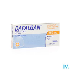 Dafalgan 150mg Suppos 12 Kleine Kinderen