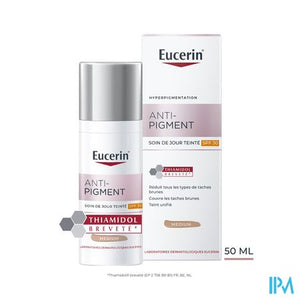 Eucerin A/pigment Dagcreme Tinted Ip30 Medium 50ml