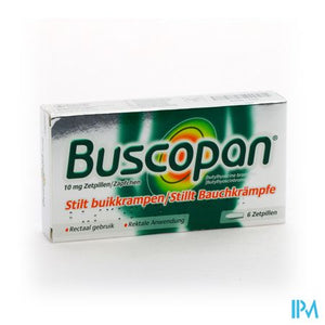 Buscopan Supp 6 X 10mg