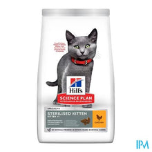 Load image into Gallery viewer, Science Plan Kitten Sterilised Cat Chicken 10kg
