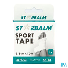 Afbeelding in Gallery-weergave laden, Star Balm Sport Tape 3,8cm X 10m Wit 1 Individ.
