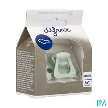 Afbeelding in Gallery-weergave laden, Difrax Fopspeen Dental +6m Uni/pure Groen/pistach
