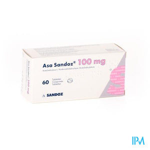 Asa Sandoz 100mg Tabl 60 X 100mg