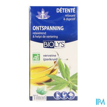 Load image into Gallery viewer, Biolys Ijzerkruid Bio Tea-bags 20
