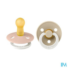 Afbeelding in Gallery-weergave laden, Bibs 2 Fopspeen Duo Glow In Dark Vanilla/blush
