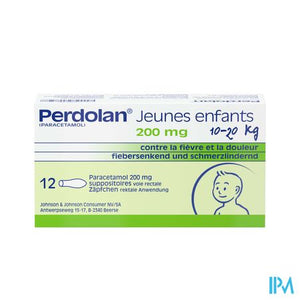 Perdolan Supp Kleut Jeun Enf 12x200mg