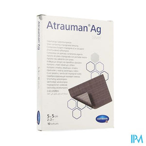 Atrauman Ag 5x5cm St. 10 P/s