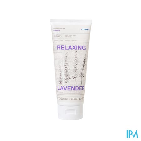 Korres Kb Bodymilk Nacht Relaxerend.lavendel 200ml
