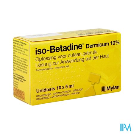 Iso Betadine Derm 10% Unidose Fl 10x5ml