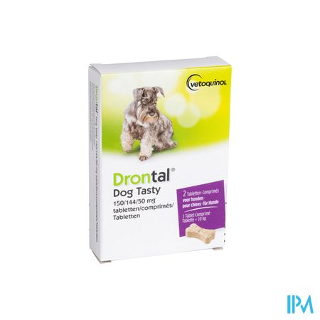 Drontal Tasty Bone 150/144/5mg 10kg Dog Comp 2