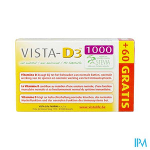 Vista D3 1000 Promo Smelttabl 120 + 60 Gratis