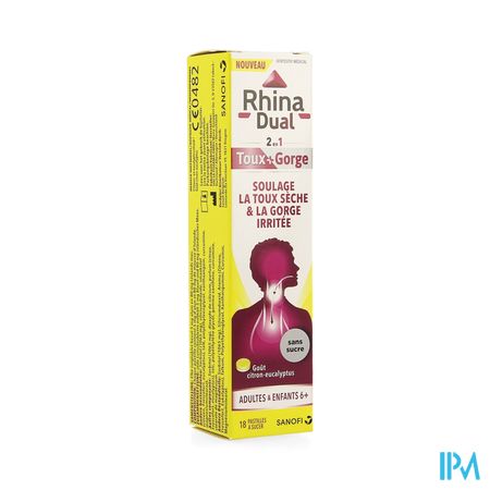 Rhina Dual Hoest Keel Zuigtabletten 18