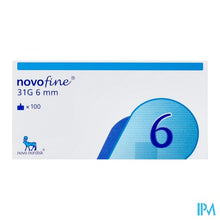 Charger l'image dans la galerie, Novofine Pi Pharma Ster Naald 6mm/31g 100
