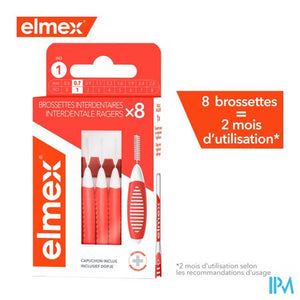 Elmex Set Interdentale Borsteltjes Iso 1 0,7mm 8