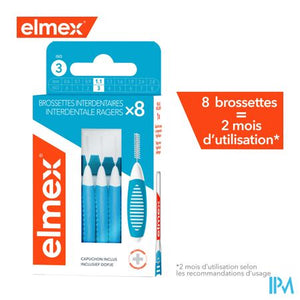 Elmex Set Interdentale Borsteltjes Iso 3 1,1mm 8