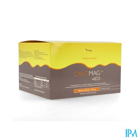 Calcimag Ca1000mg/d3 880ui/mg 450mg Orange Sach.90