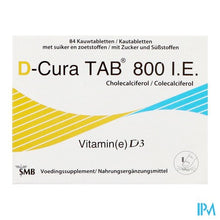 Charger l'image dans la galerie, D-cura Tab 800 Kauwtabletten 84
