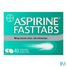 Charger l'image dans la galerie, Aspirine Fasttabs 500mg Filmomh Tabl 40
