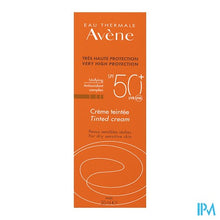 Afbeelding in Gallery-weergave laden, Avene Zon Spf50+ Zonnecreme Getint 50ml
