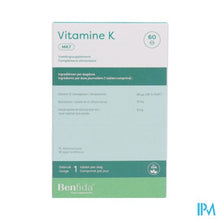 Load image into Gallery viewer, Benfida Vitamine K2 Comp 60
